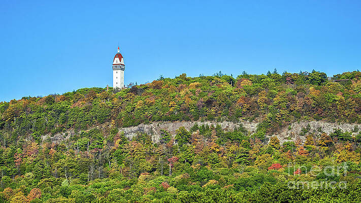 Heublein Tower in the Fall by Lorraine Cosgrove Heublein Tower in the Fall by Lorraine Cosgrove