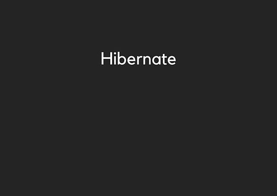 Hibernate by Aisyah Azman