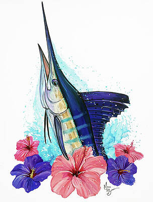 Hibiscus White Marlin by Mark Ray Hibiscus White Marlin by Mark Ray