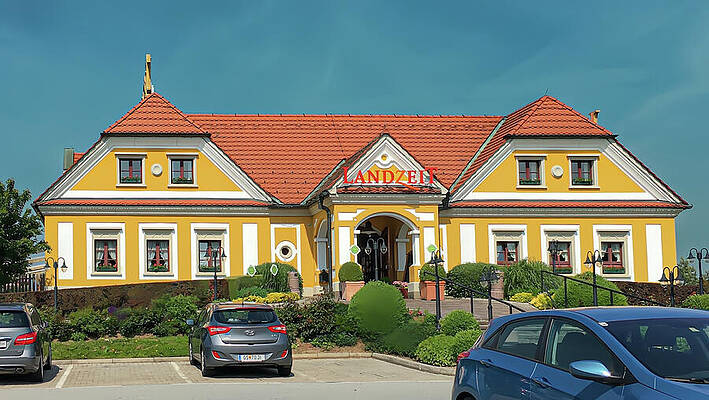 Wall Art - Photograph - Highway Rest Stop in Austria by Mike Worley