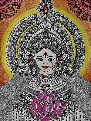 20 Hindu Gods and Goddesses illustrations in SumiE on Behance