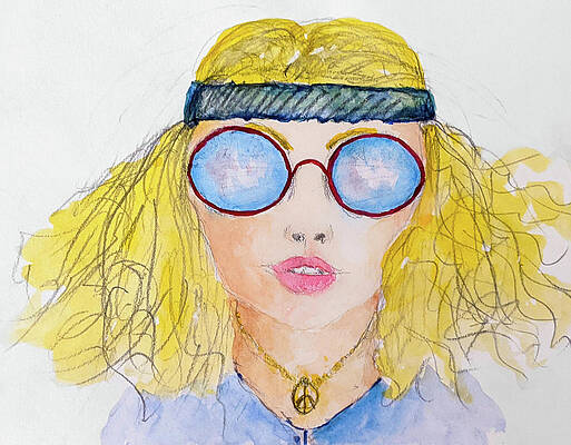 Hippie Girl by Lee Beuther Hippie Girl by Lee Beuther