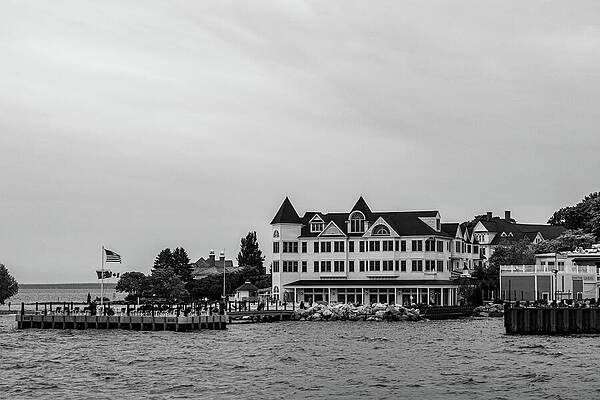 Wall Art - Photograph - Historic Waterside Retreat - The Stately Hotel of Mackinac by Brigitte Blanchette Thompson