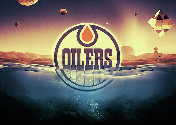 Connor McDavid Edmonton Oilers by Bob Smerecki