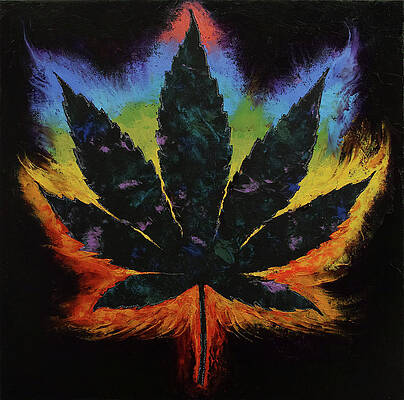 Cannabis Paintings Fine Art America