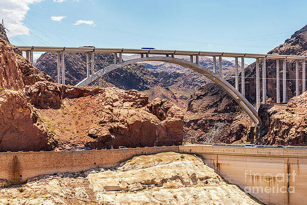 Wall Art - Photograph - Hoover Dam Mike O'Callaghan Pat Tillman Memorial Bridge Photo by Paul Velgos