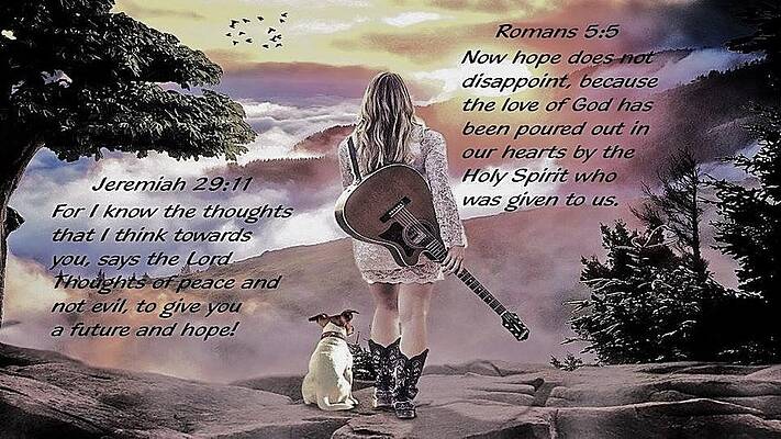  Digital Art - Hope Does Not Disappoint by Julie Grace