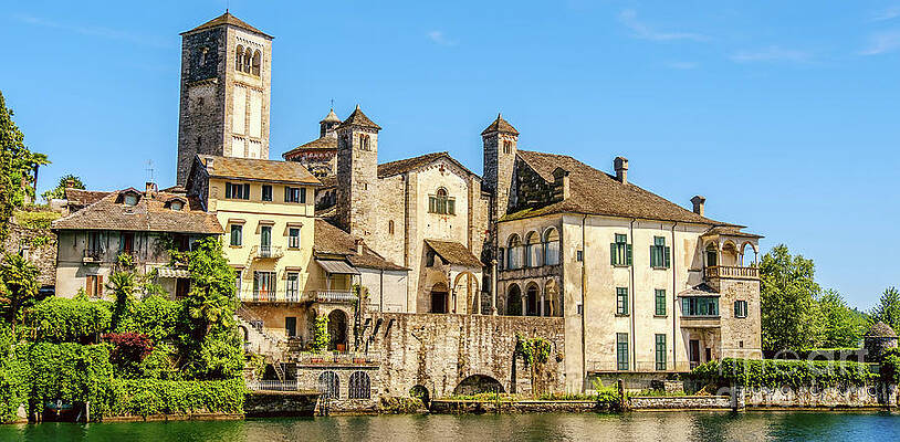 horizontal background of italy village web banner of Piedmont region Orta Lake panoramic by Luca Lorenzelli horizontal background of italy village web banner of Piedmont region Orta Lake panoramic by Luca Lorenzelli
