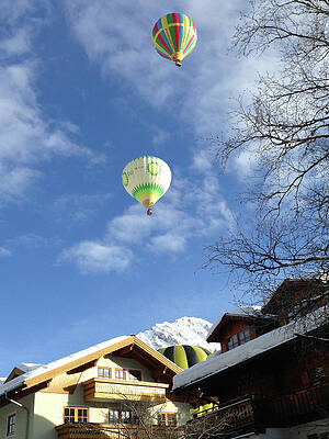 Wall Art - Photograph - Hot Air Balloons, Filzmoos, Austria by Mark Llewellyn