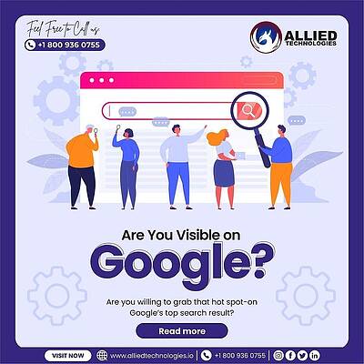 How To Make Website Visible On Google by Allied technologies