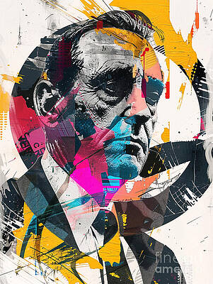 Wall Art - Painting - Howard Dean politician  by Tommy Mcdaniel