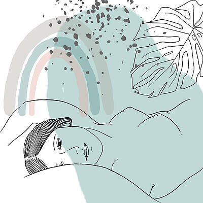 Wall Art - Drawing - Huge collection of nudity line art, female form art prints, female form line print set, No 04 by Mounir Khalfouf