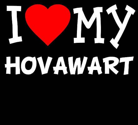 Wall Art - Digital Art - I Love My Hovawart Dog Breed by Flippin Sweet Gear