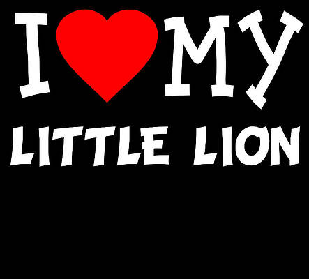 Wall Art - Digital Art - I Love My Little Lion Dog Breed by Flippin Sweet Gear