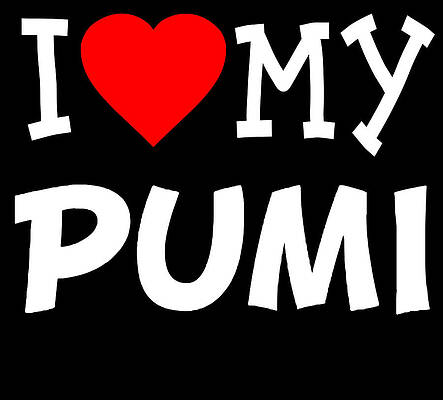 Wall Art - Digital Art - I Love My Pumi Dog Breed by Flippin Sweet Gear