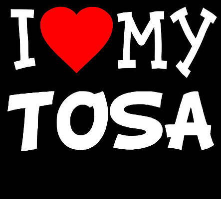 Wall Art - Digital Art - I Love My Tosa Dog Breed by Flippin Sweet Gear