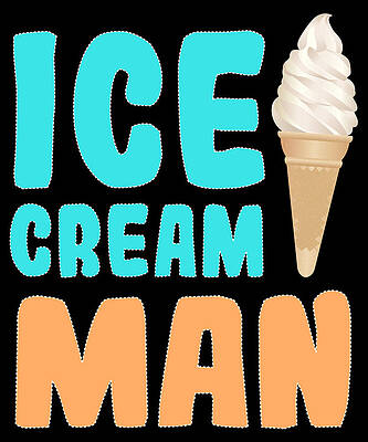 Wall Art - Digital Art - Ice Cream Man by Flippin Sweet Gear
