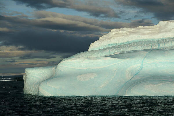 Iceberg with surrealistic blue swirls by Steve Estvanik Iceberg with surrealistic blue swirls by Steve Estvanik