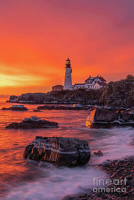 Icy Sunrise at Portland Head Light by Jesse MacDonald Icy Sunrise at Portland Head Light by Jesse MacDonald