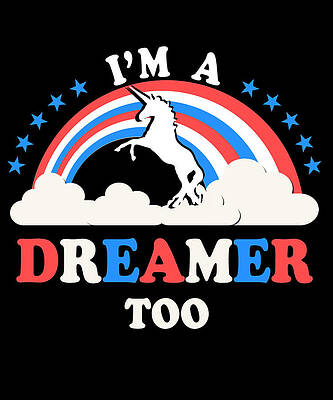 Wall Art - Digital Art - Im A Dreamer Too American by Flippin Sweet Gear