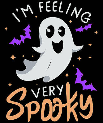 Wall Art - Digital Art - Im Feeling Very Spooky Halloween by Flippin Sweet Gear