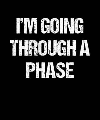 Wall Art - Digital Art - Im Going Through A Phase by Flippin Sweet Gear
