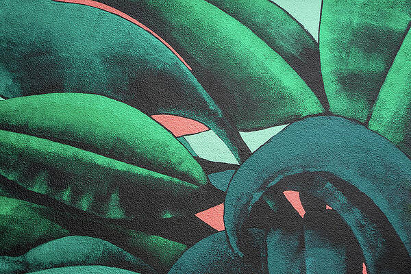 Imaginary Jungle - Whimsical Leaf Pattern in Bold Greens with Pink Accents by Georgia Mizuleva Imaginary Jungle - Whimsical Leaf Pattern in Bold Greens with Pink Accents by Georgia Mizuleva
