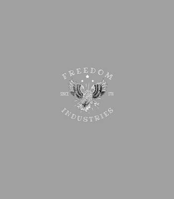  Digital Art - Independence Day T Freedom Industries 1776 Independence Day by Cormaw Lyla