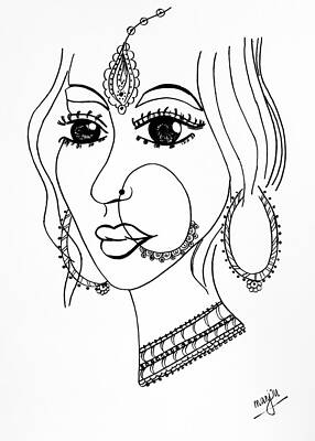 4510 Indian Bride Drawing Images Stock Photos  Vectors  Shutterstock