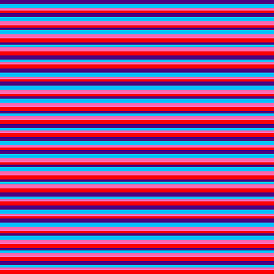 [ Thumbnail: Indigo, Deep Sky Blue, Hot Pink, and Red Colored Lines/Stripes Pattern Duvet Cover ]