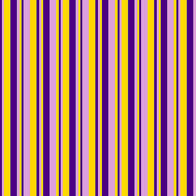 [ Thumbnail: Indigo, Plum, and Yellow Colored Stripes Pattern Tote Bag ]