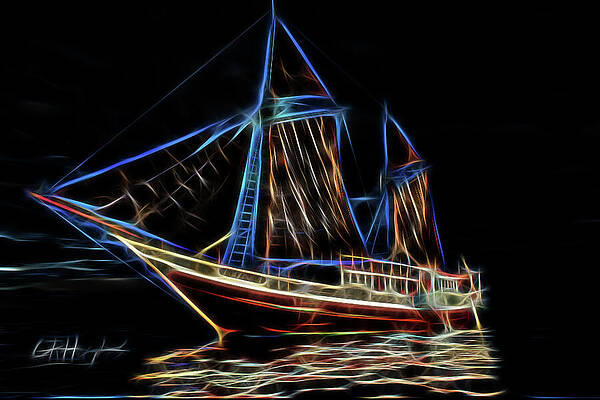 Indonesian Dive Boat Fractalized by Gary Hughes Indonesian Dive Boat Fractalized by Gary Hughes
