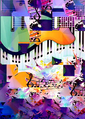 Infectious melody graffiti abstract by Silver Pixie Infectious melody graffiti abstract by Silver Pixie