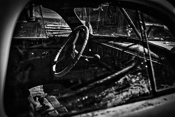 Wall Art - Photograph - Inside an Abandoned Car #2 by Stuart Litoff