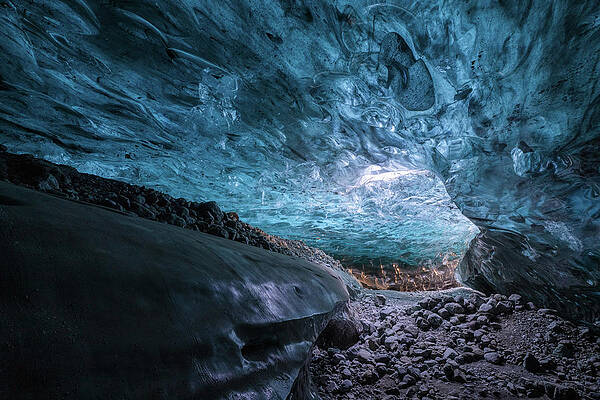 Inside the Ice Cave by Erika Valkovicova Inside the Ice Cave by Erika Valkovicova