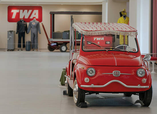 Wall Art - Photograph - Inside the TWA Hotel by Sylvia Goldkranz