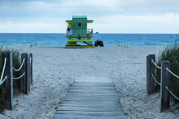 Wall Art - Photograph - Inviting Stormy Miami Beach by James BO Insogna