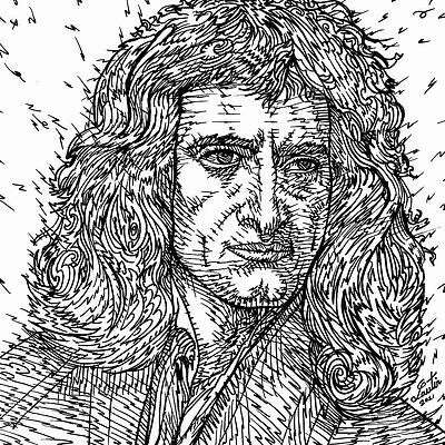 Sir Isaac Newton 1642 1727 English Mathematician Astronomer Physicist Who  Stock Vector by Morphart 218095374