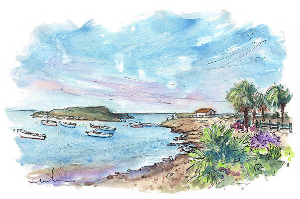 Wall Art - Painting - Isla Plana 02 by Miki De Goodaboom