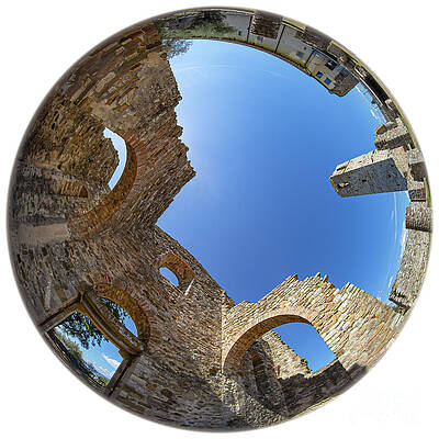 Wall Art - Photograph - Isola Polvese - Monestaro di San Secondo 1 by Christopher Wentworth
