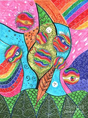 Wall Art - Mixed Media - It Might Grow On You by Helena Tiainen