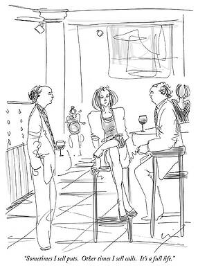 Wall Art - Drawing - It's A Full Life by Richard Cline