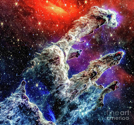 Wall Art - Photograph - Pillars of Creation in HIgh Definition by M G Whittingham