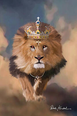 Jesus Is The King Of Kings - Philippians 2-10 Print by Christian Artist Dale Kunkel