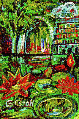 Jewel Box With The St. Louis Arch and Lotus by Genevieve Esson Jewel Box With The St. Louis Arch and Lotus by Genevieve Esson