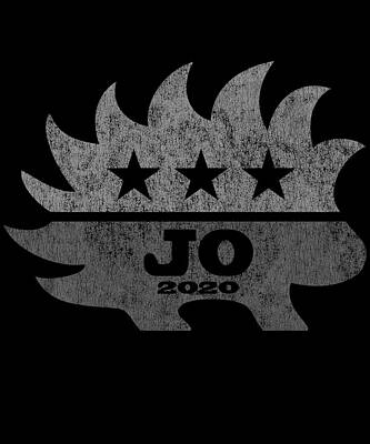 Wall Art - Digital Art - Jo Jorgensen Greyed Out Libertarian President 2020 by Flippin Sweet Gear