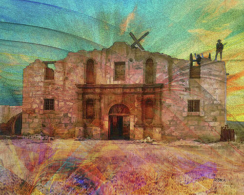 John Wayne's Alamo by Studio B Prints John Wayne's Alamo by Studio B Prints