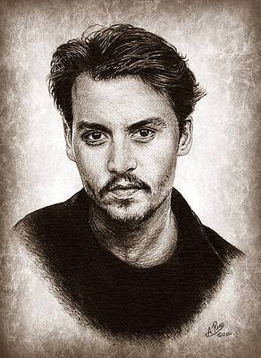 Johnny Depp Drawings Fine Art America