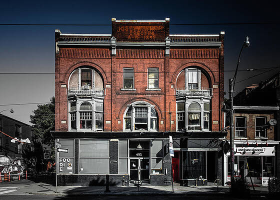 Wall Art - Photograph - Joseph White Building No 6 Color Version by Brian Carson