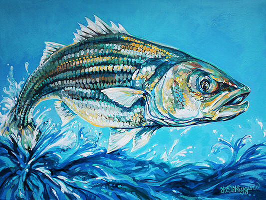 Jumping Fish Paintings for Sale (Page #2 of 4) - Pixels